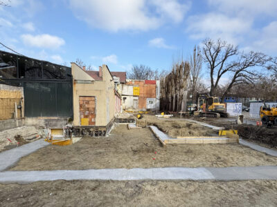 5 Jahre Luftburg – Das größte Bio-Restaurant der Welt feiert Jubiläum 7 Umbau_Container_entfernt